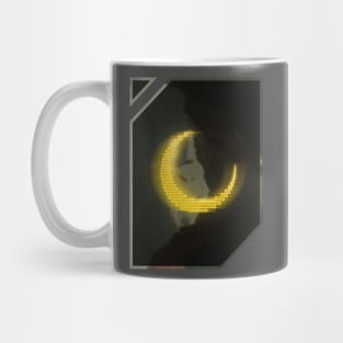 Gold neon - electro moon Mug